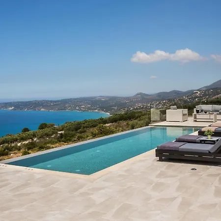 Villa Panorama Blue Kefalonia - Luxury In Lourdata