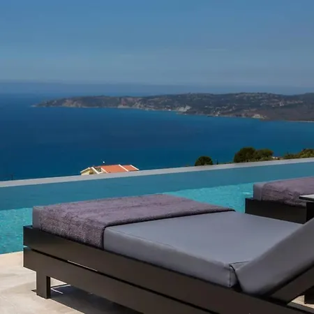 Panorama Blue Kefalonia - Luxury In Lourdata 别墅